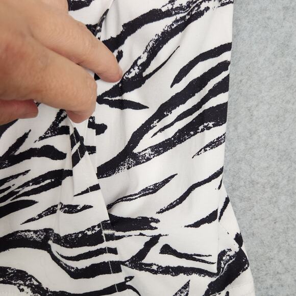 Additions by Chico's Jacket Size 1 US Medium Zebra Print Pockets - Picture 9 of 10
